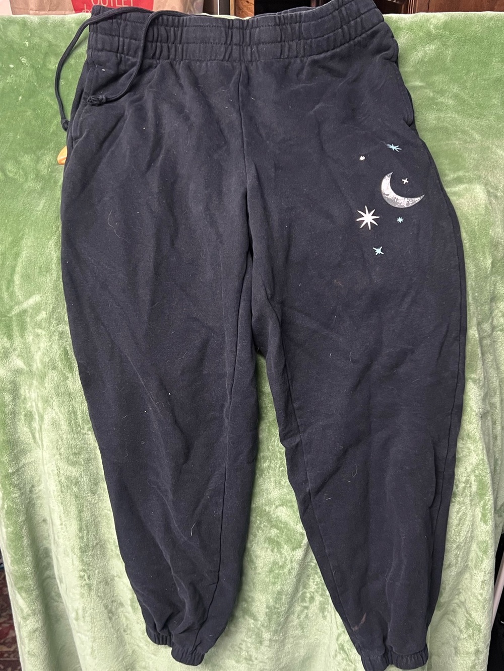 PacSun Black Moon & Stars Jogger Sweatpants
